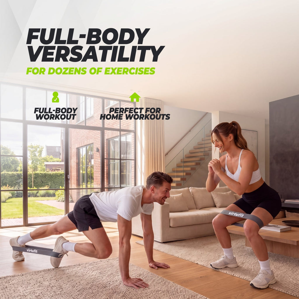 VirtuFit Mini Bands Set - Weerstandsbanden - Fitness Elastieken - 3 stuks
