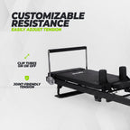 VirtuFit Pilates Reformer - Opvouwbaar - Zwart