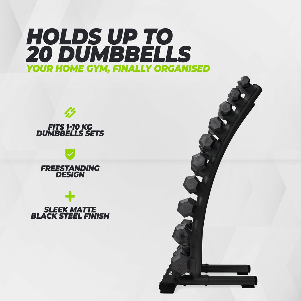 VirtuFit Dumbbellrek staand Deluxe - Halterrek