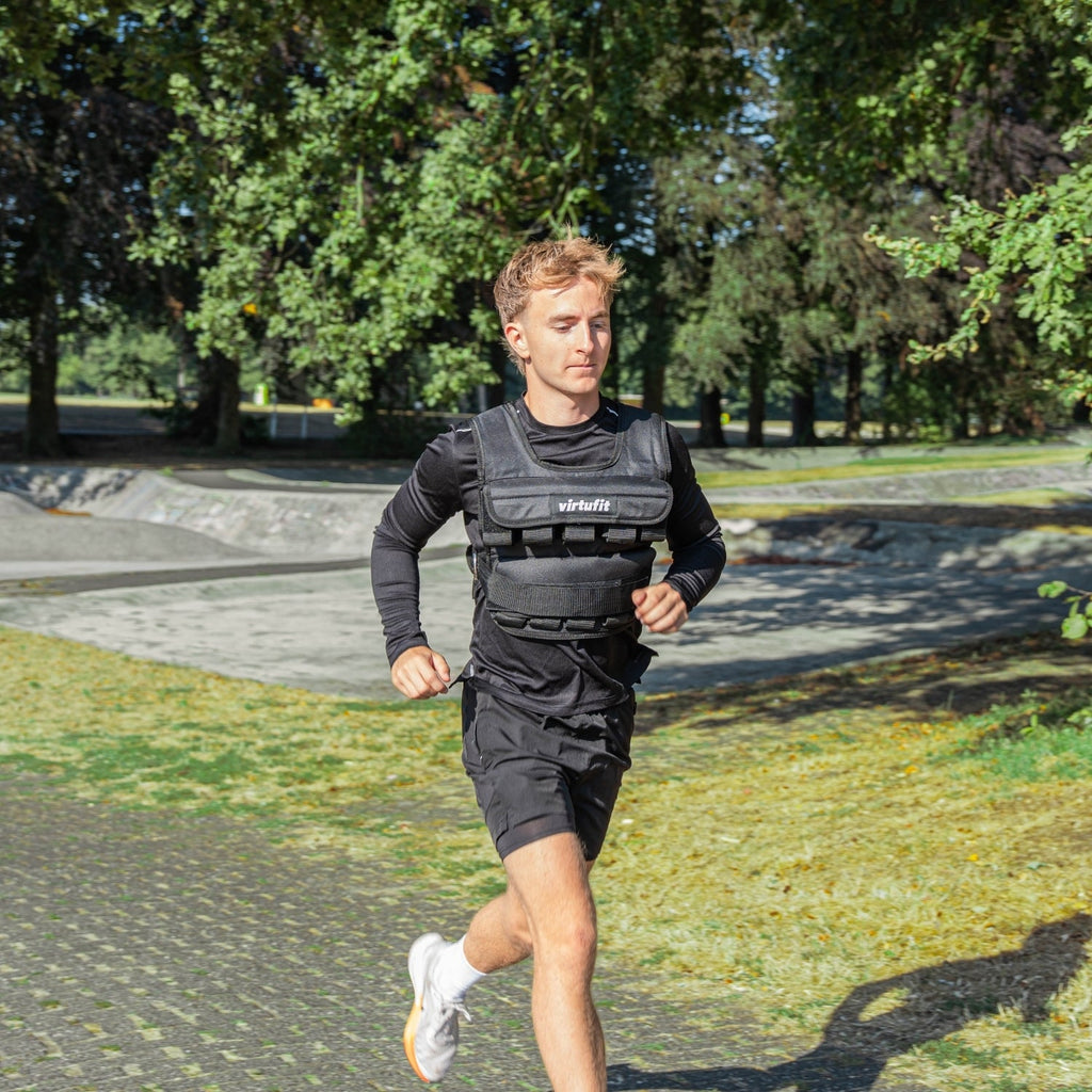 VirtuFit Verstelbaar Gewichtsvest Pro - 10 kg - Zwart