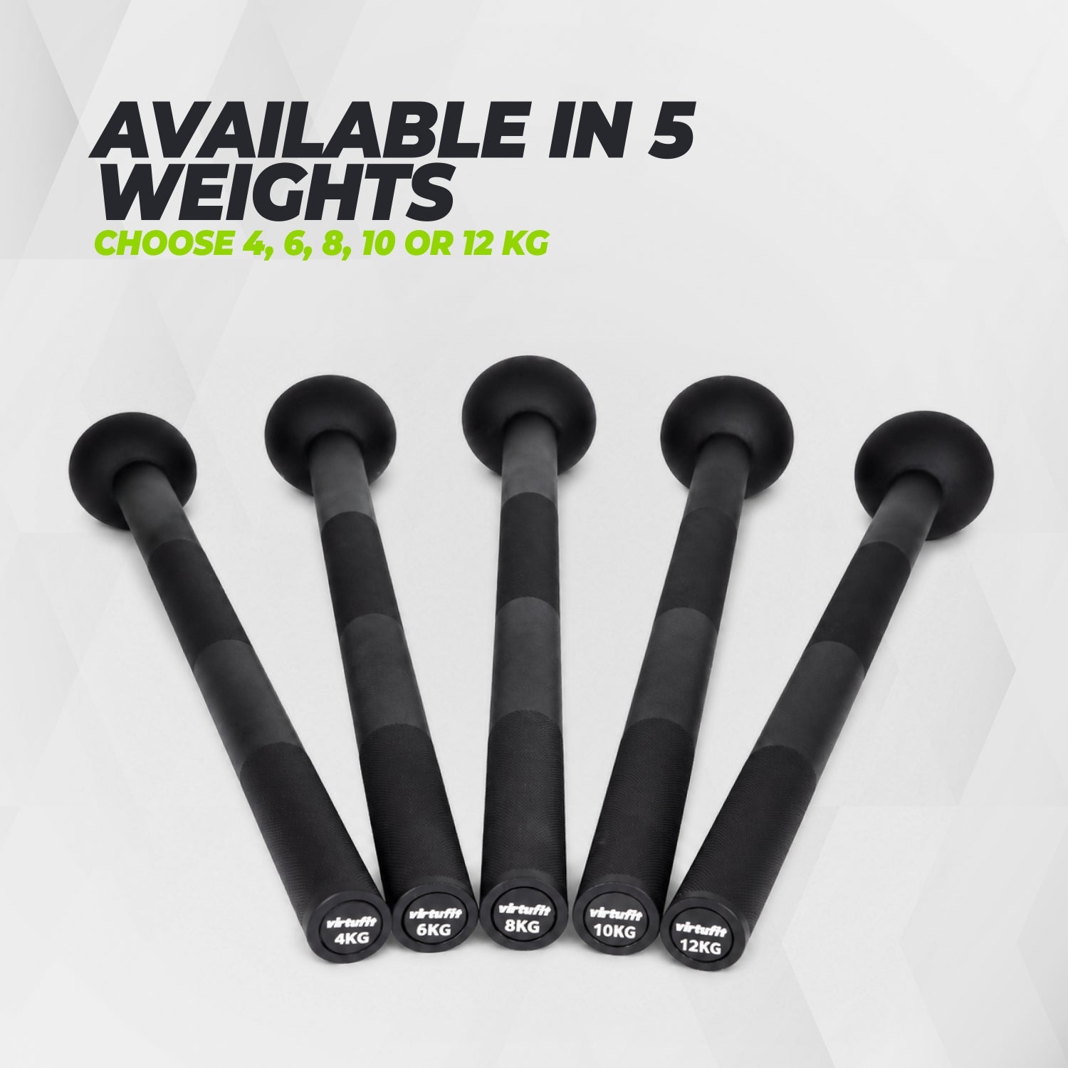 VirtuFit Macebell - Zwart - 12 kg