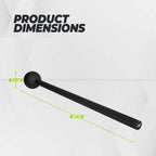 VirtuFit Macebell - Zwart - 12 kg