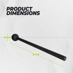 VirtuFit Macebell - Zwart - 4 kg