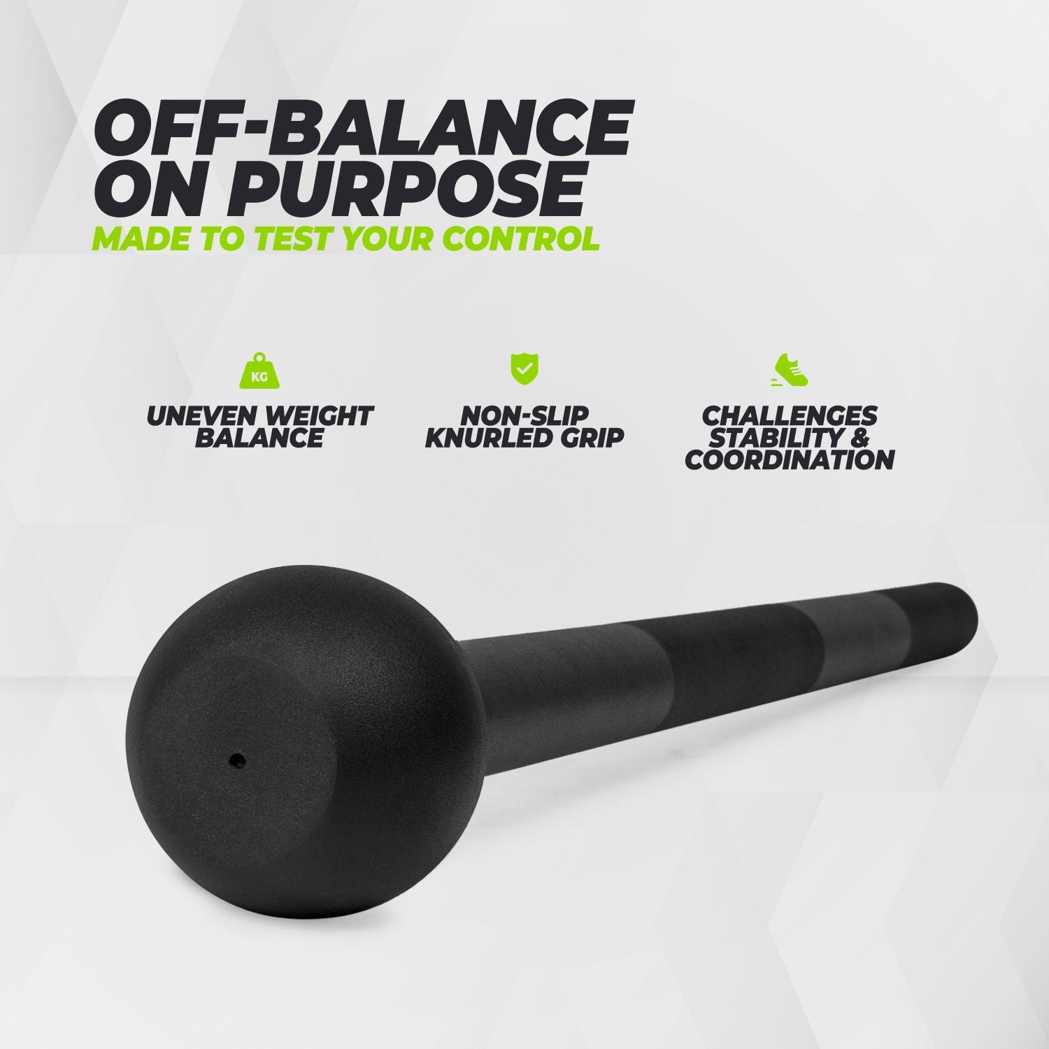 VirtuFit Macebell - Zwart - 8 kg