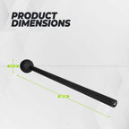 VirtuFit Macebell - Zwart - 8 kg