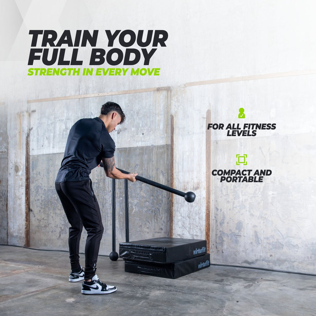 VirtuFit Macebell - Zwart - 8 kg