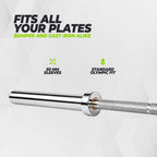 VirtuFit Olympische Halterstang - 50 mm - 220 cm