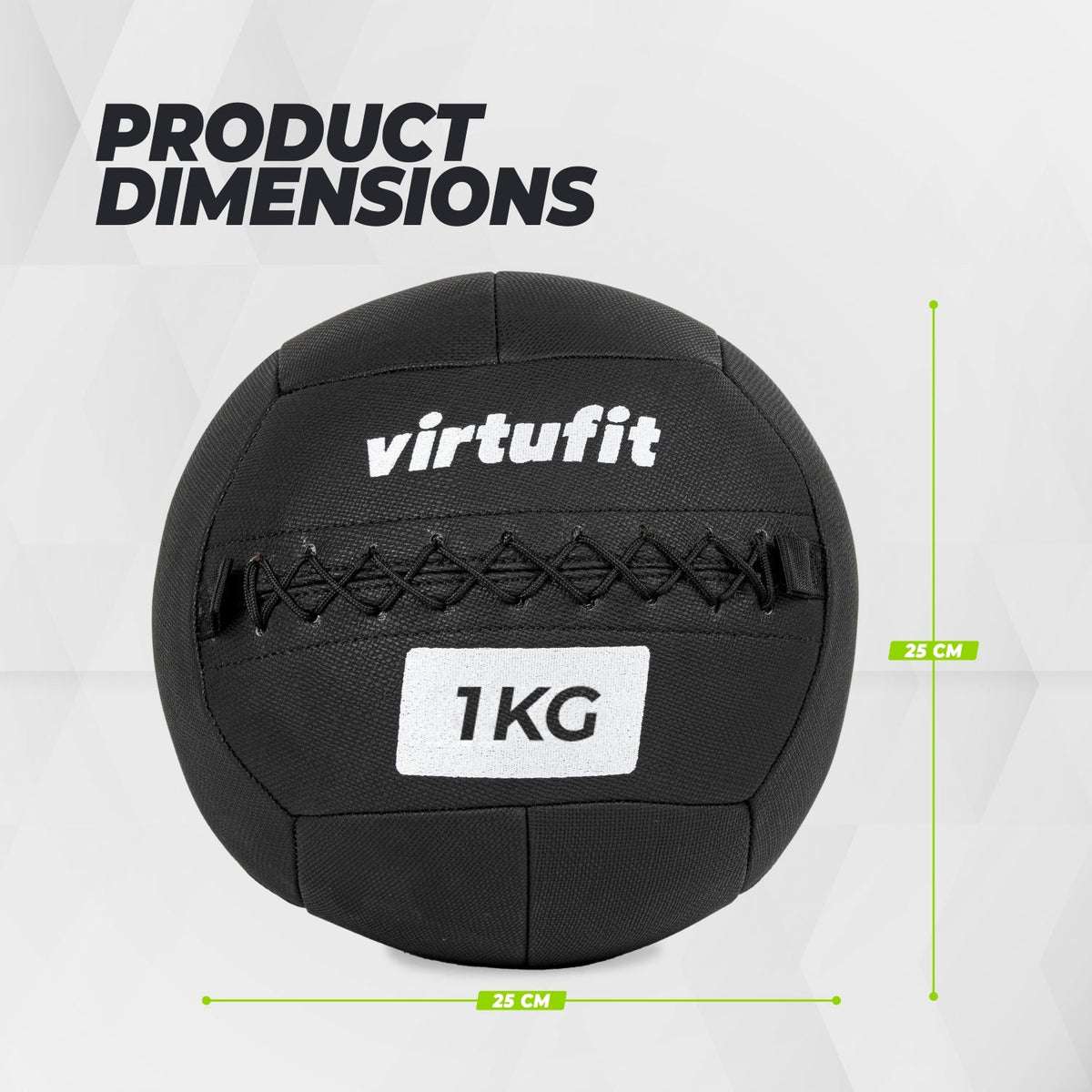 VirtuFit Wall Ball Pro - 1 kg - Tweedekans