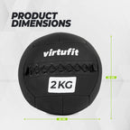 VirtuFit Wall Ball Pro - 2 kg - Tweedekans