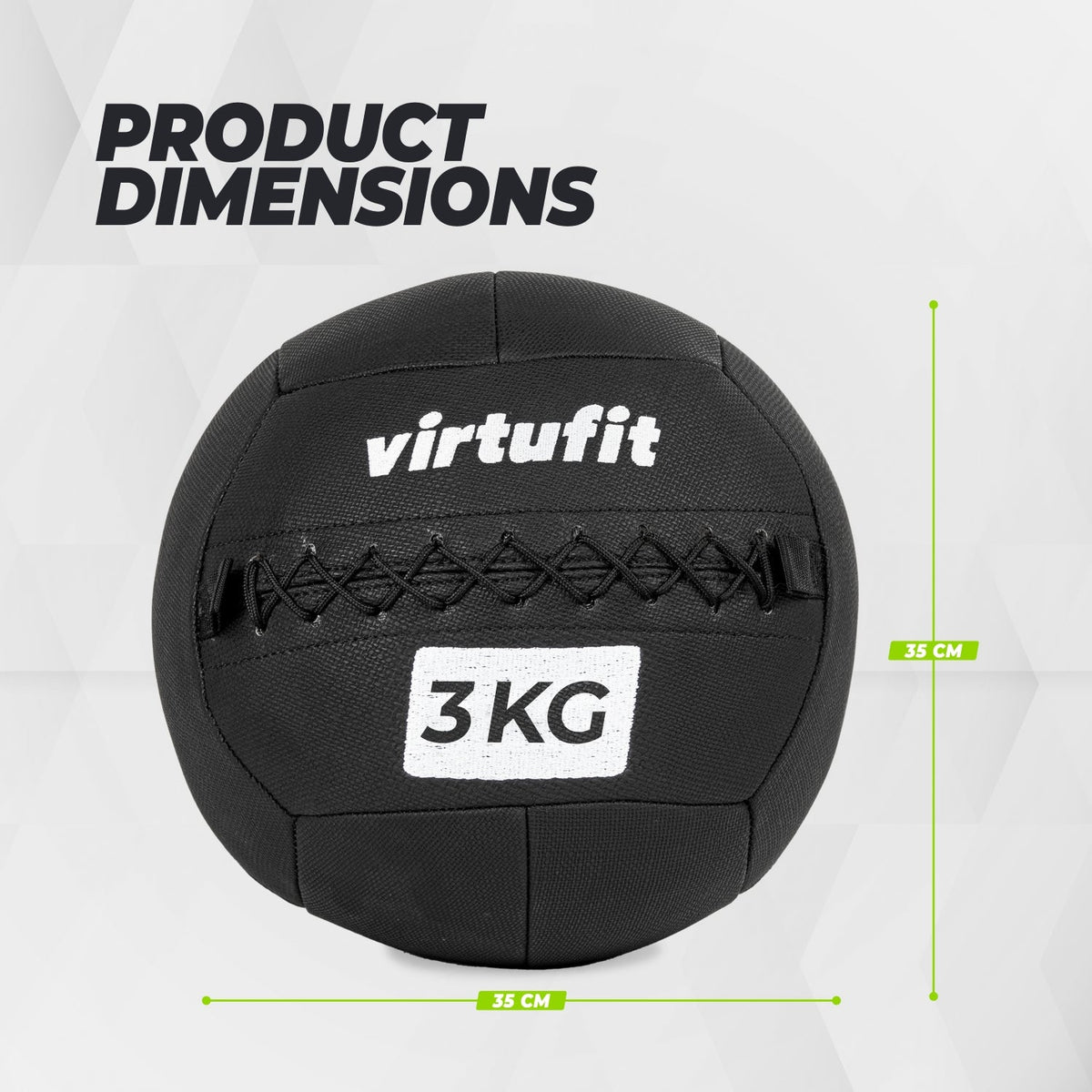 VirtuFit Wall Ball Pro - 3 kg - Tweedekans
