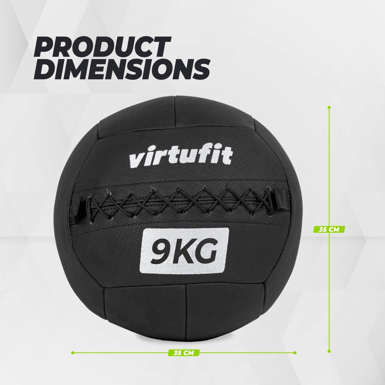 VirtuFit Wall Ball Pro - 9 kg - Tweedekans