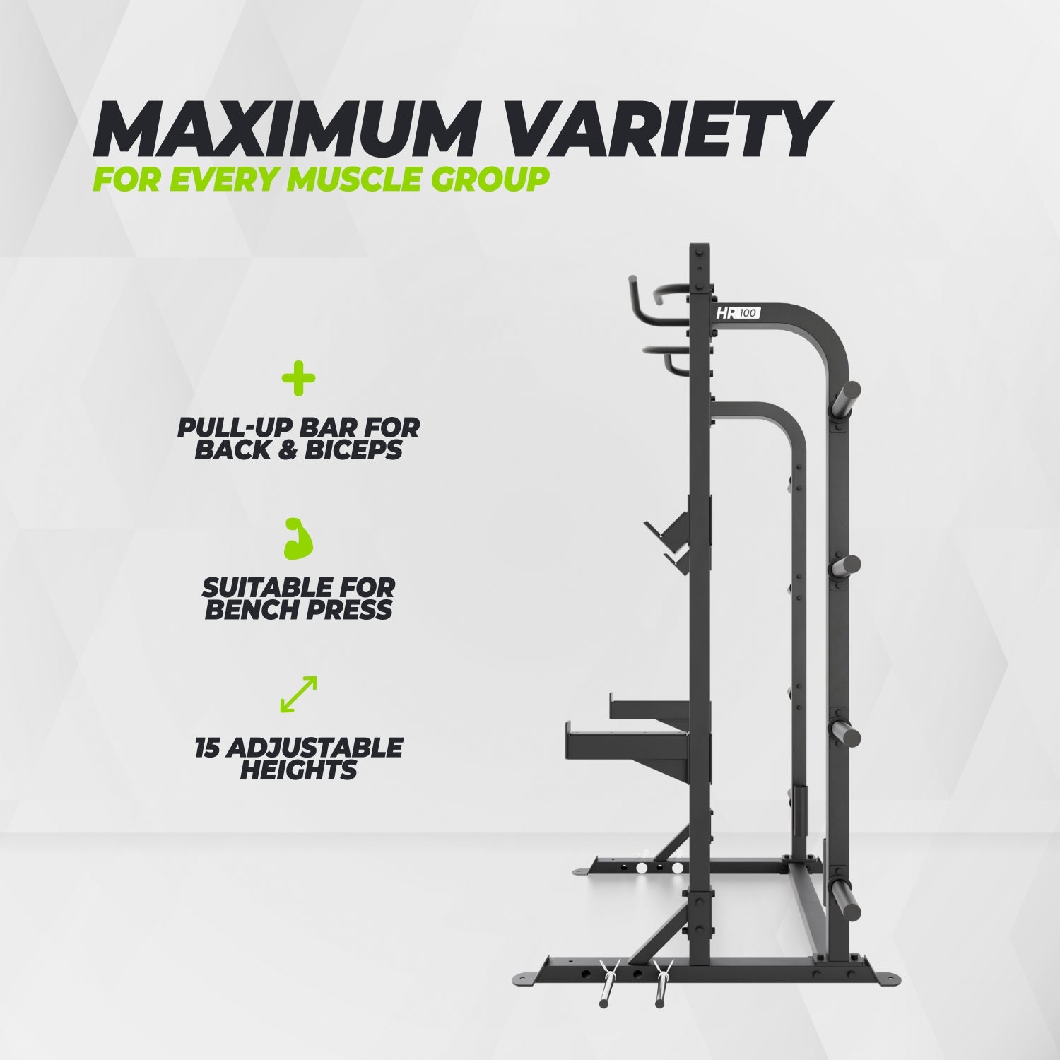 VirtuFit HR100 Half Rack - Squat Rack - Krachtstation