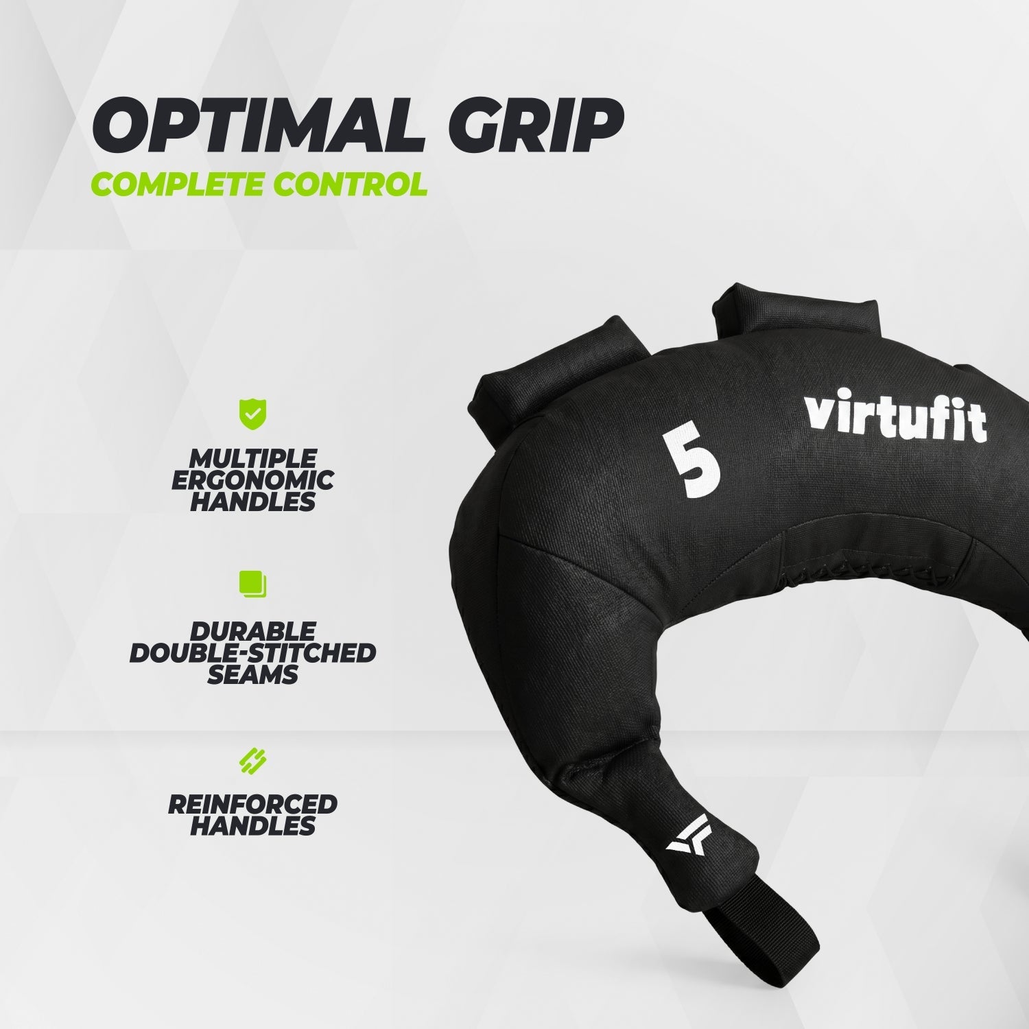 VirtuFit Bulgarian Bag - Fitnessbag - 5 kg