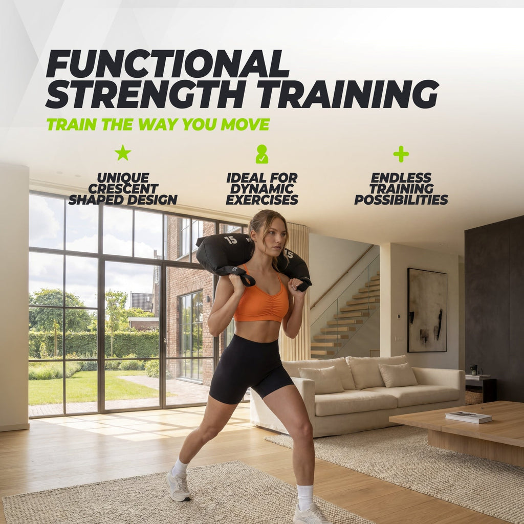VirtuFit Bulgarian Bag - Fitnessbag - 15 kg - Tweedekans
