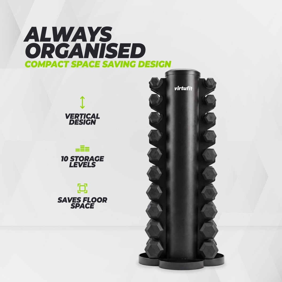 VirtuFit Dumbbell Toren - Opbergrek - Halterrek