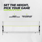 VirtuFit Badminton- en Tennisnet - 510 cm - Inclusief draagtas