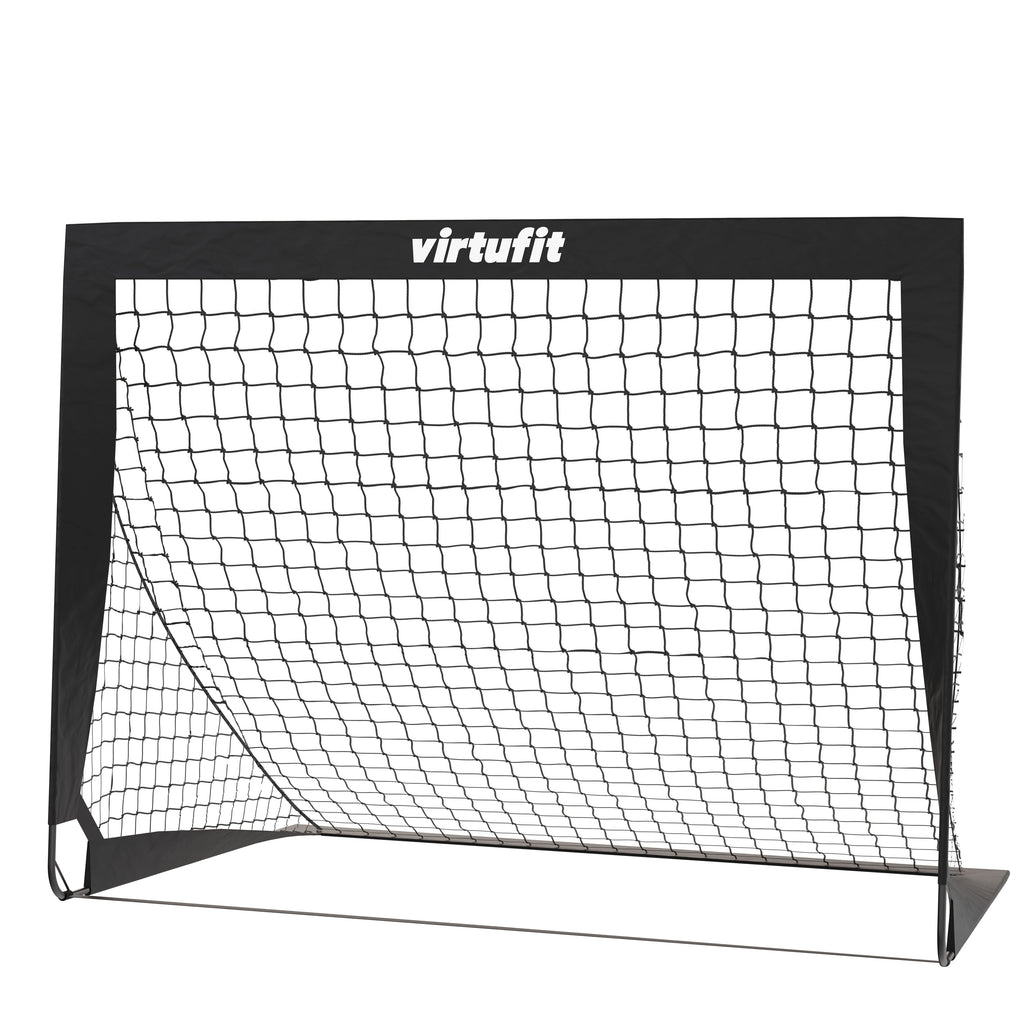 VirtuFit Pop-Up Voetbaldoelen Set - Voetbalgoals - 120 x 90 cm - Zwart