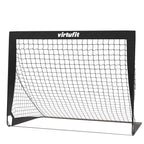 VirtuFit Pop-Up Voetbaldoelen Set - Voetbalgoals - 120 x 90 cm - Zwart
