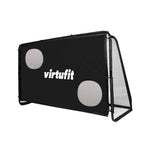 VirtuFit Voetbaldoel Pro met Doelwand - Voetbal Goal - 120 x 80 cm
