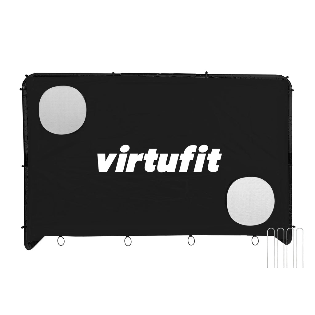 VirtuFit Voetbaldoel Pro met Doelwand - Voetbal Goal - 120 x 80 cm