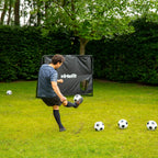 VirtuFit Voetbaldoel Pro met Doelwand - Voetbal Goal - 120 x 80 cm