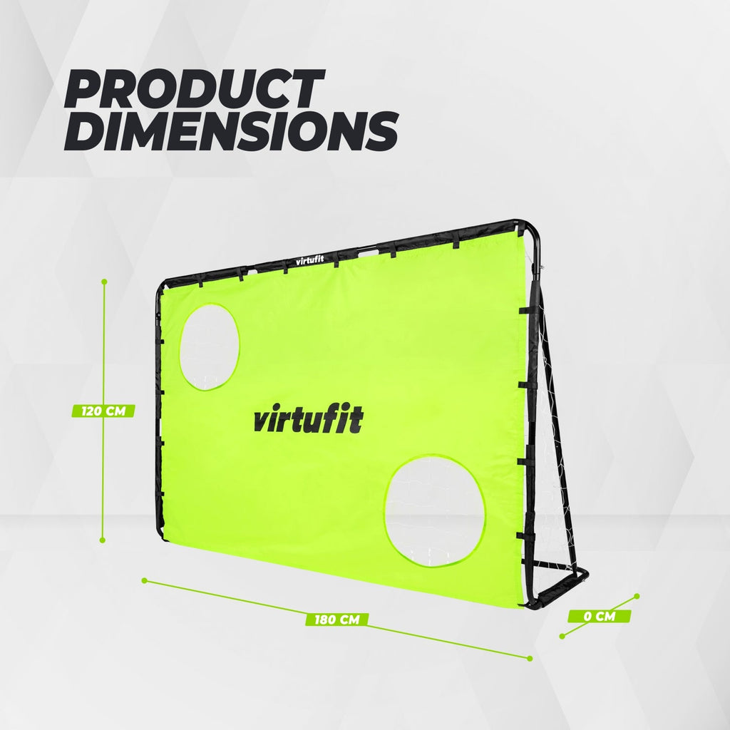 VirtuFit Voetbaldoel met Doelwand - Voetbal Goal - 180 x 120 cm - Tweedekans