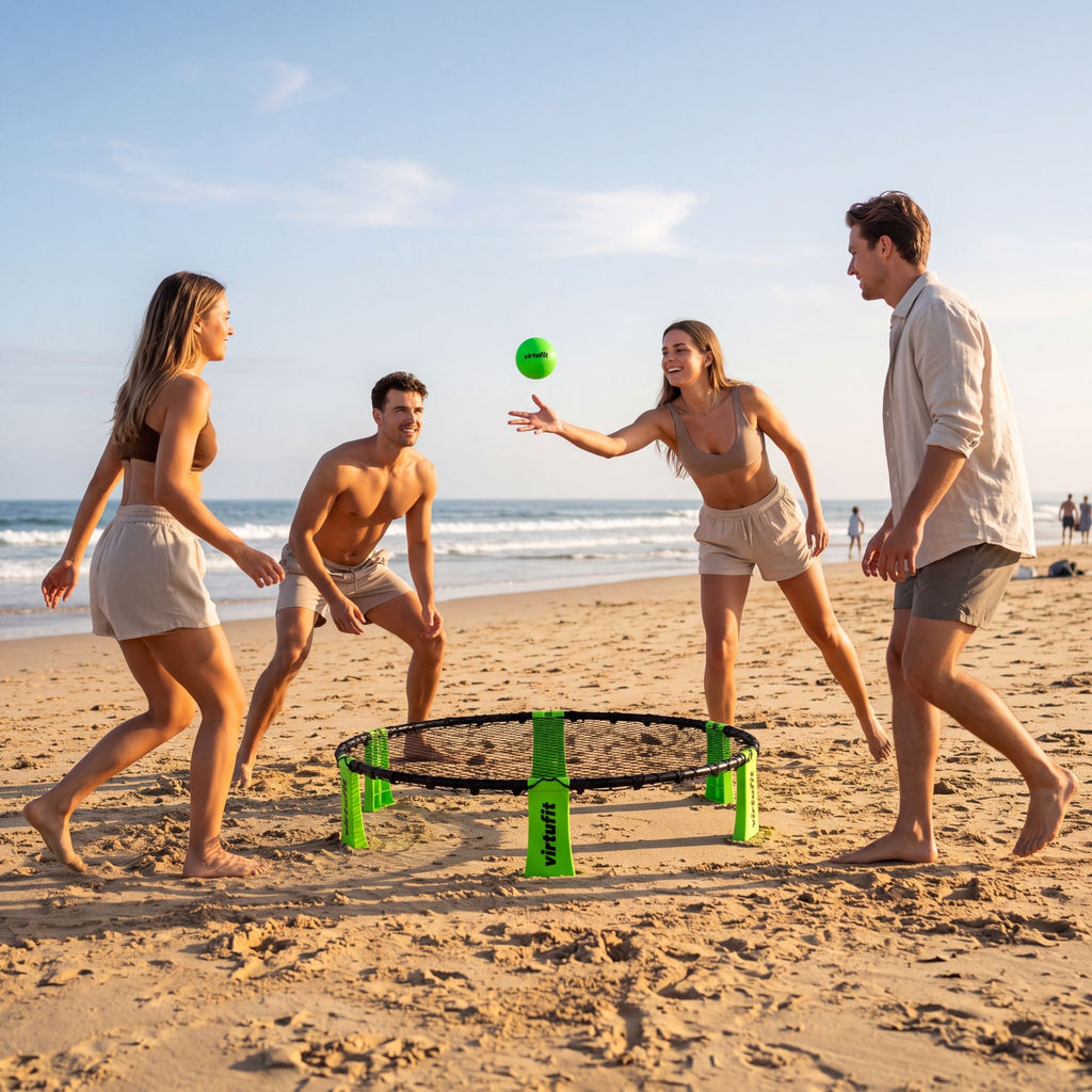 VirtuFit Roundnet RN90 Pro - Met 3 ballen en opbergtas - Tweedekans