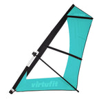Virtufit Supboard Surfer 305 - Turquoise - Inclusief Windzeil en accessoires - Tweedekans