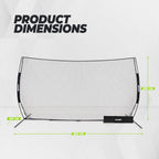 VirtuFit Backstop Net - Safety Net - Ballenvanger - 500x300cm - Tweedekans