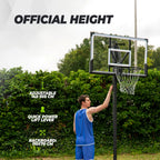 VirtuFit Pro Verstelbare Basketbalpaal - 150 tot 305 cm