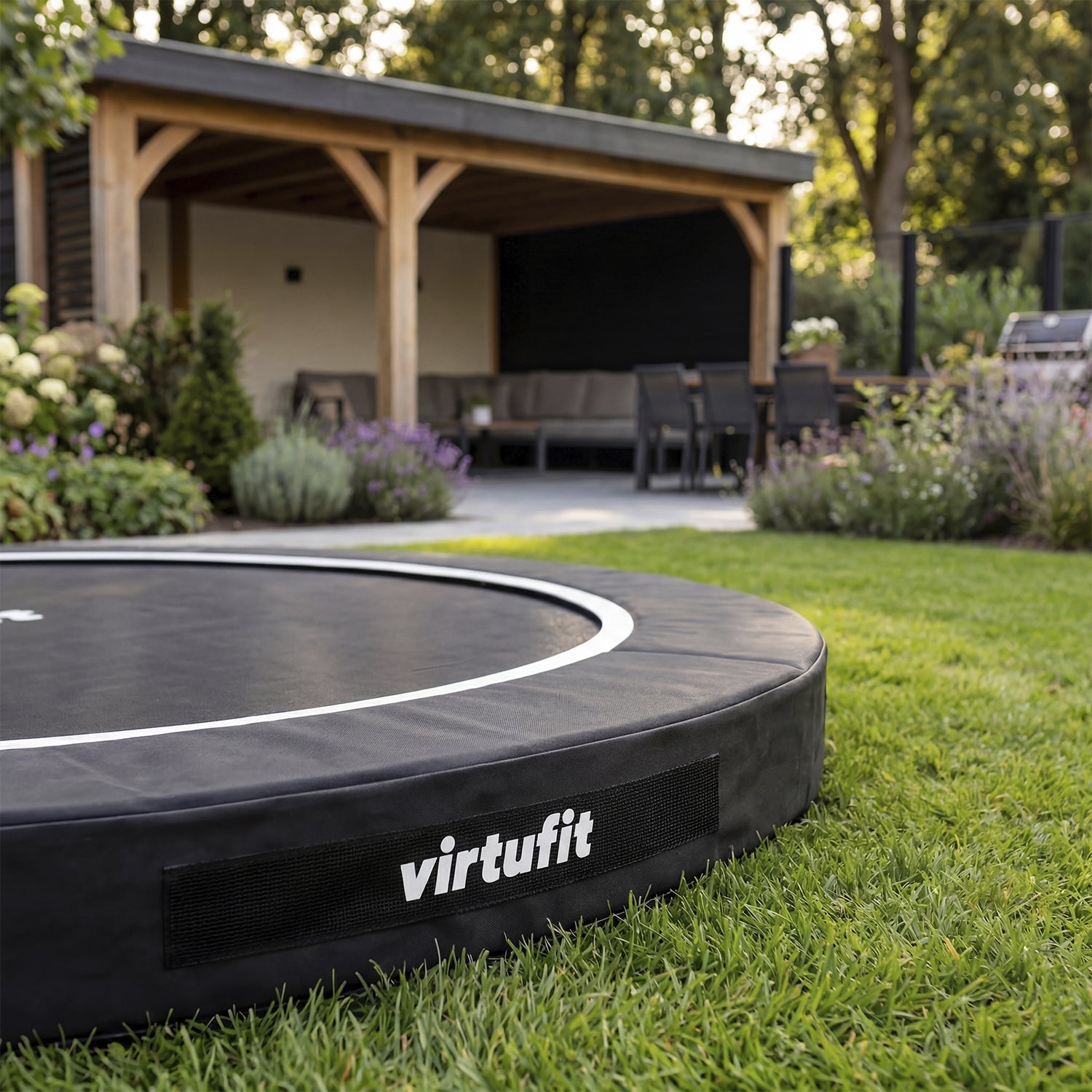 VirtuFit Inground Trampoline 251 cm - Beschermrand