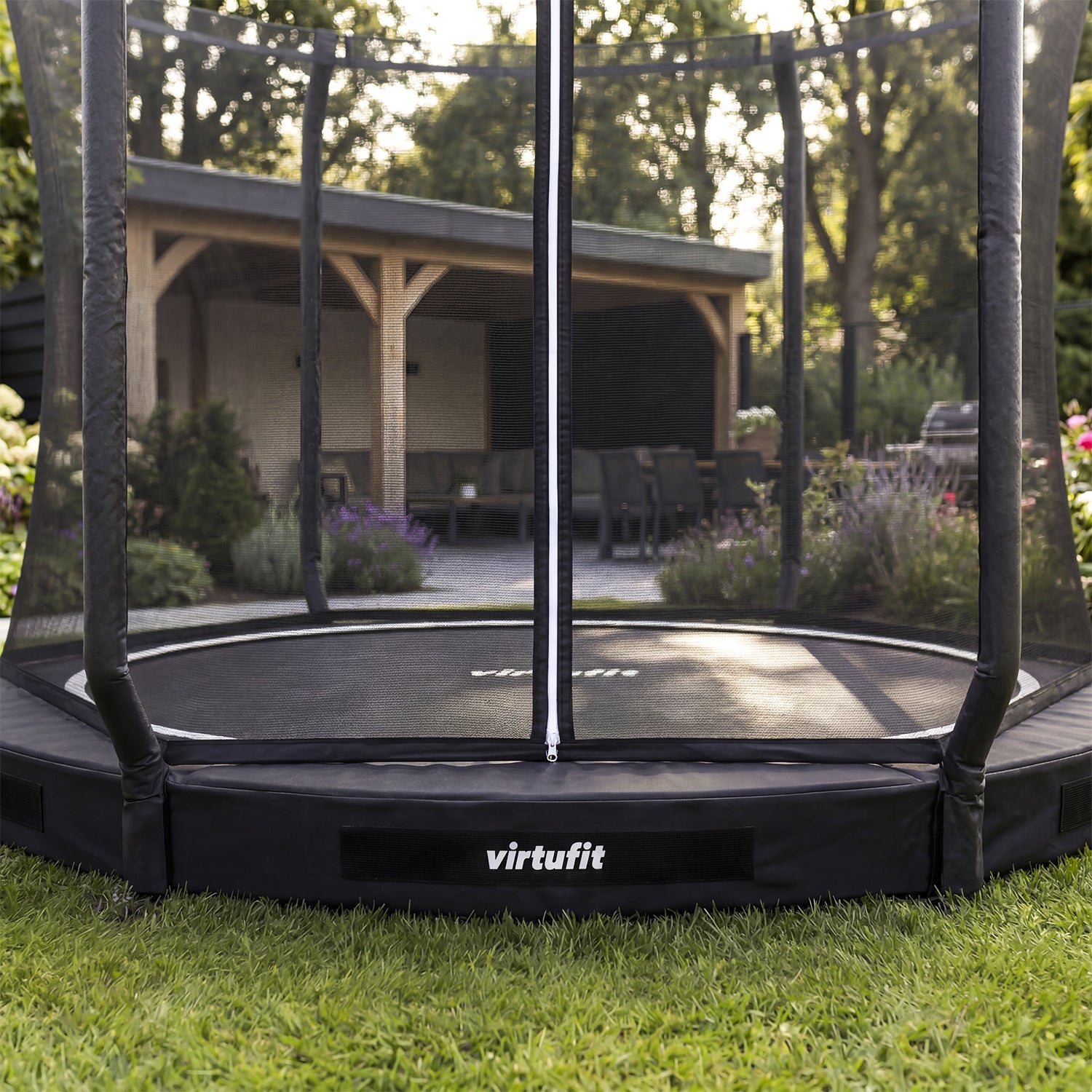 VirtuFit Inground Trampoline 251 cm Inclusief Veiligheidsnet