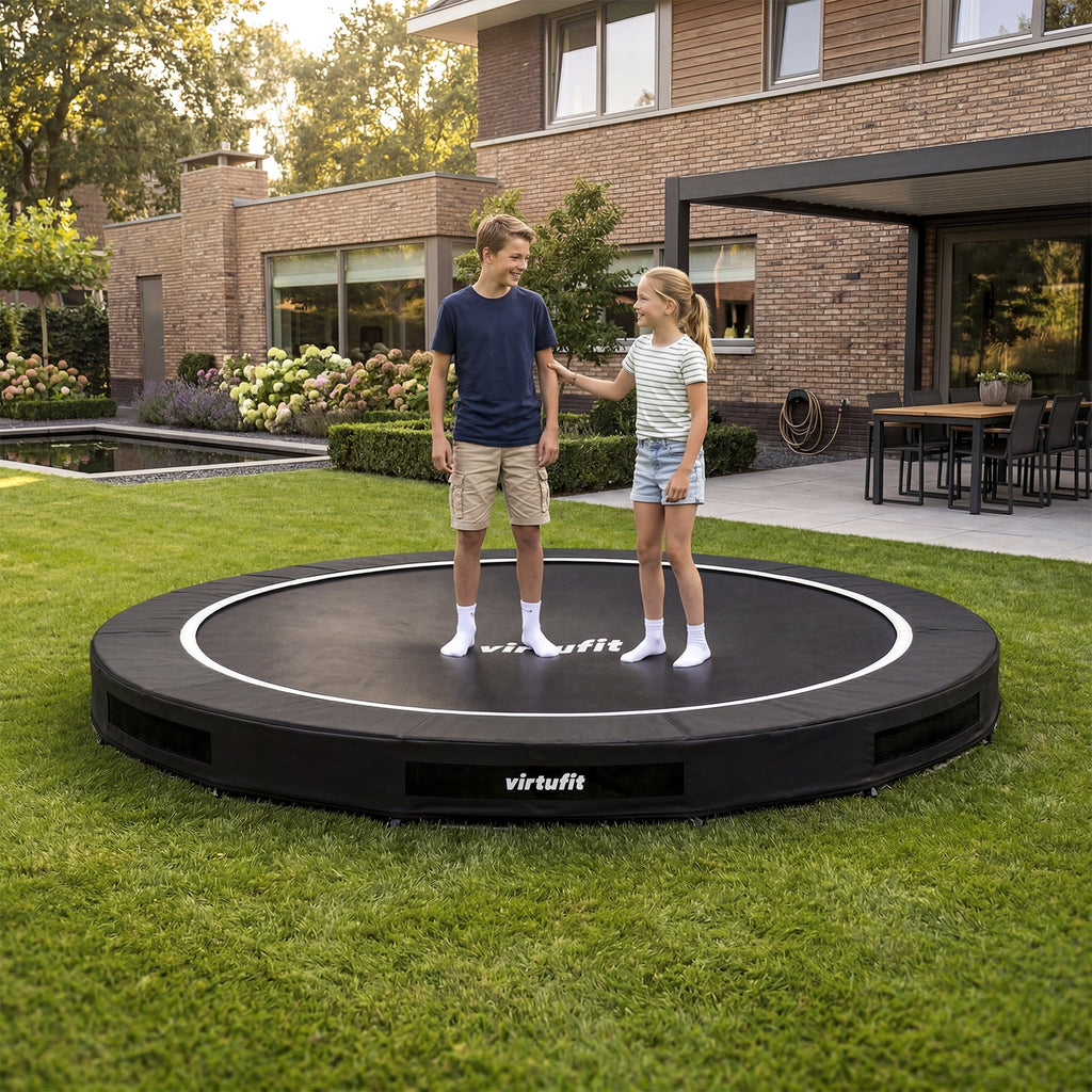 VirtuFit Inground Trampoline 305 cm - Zonder Veiligheidsnet - Tweedekans