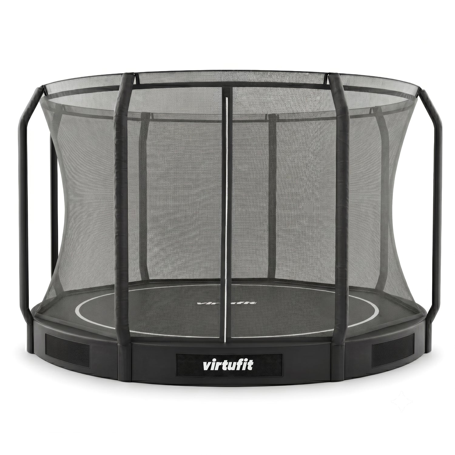 VirtuFit Inground Trampoline 366 cm cm Inclusief Veiligheidsnet - Tweedekans