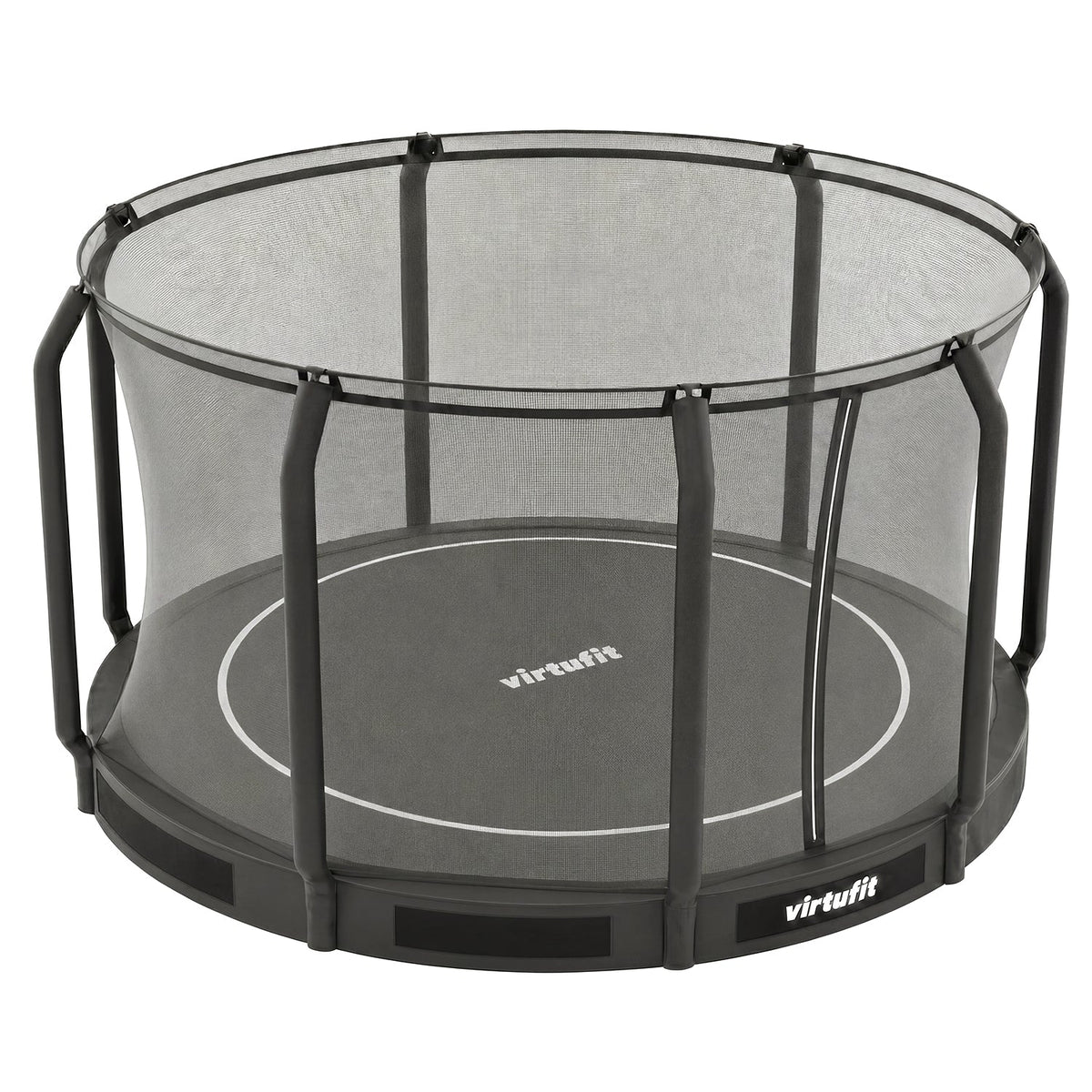 VirtuFit Inground Trampoline 366 cm cm Inclusief Veiligheidsnet - Tweedekans