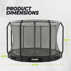 VirtuFit Inground Trampoline 366 cm cm Inclusief Veiligheidsnet - Tweedekans