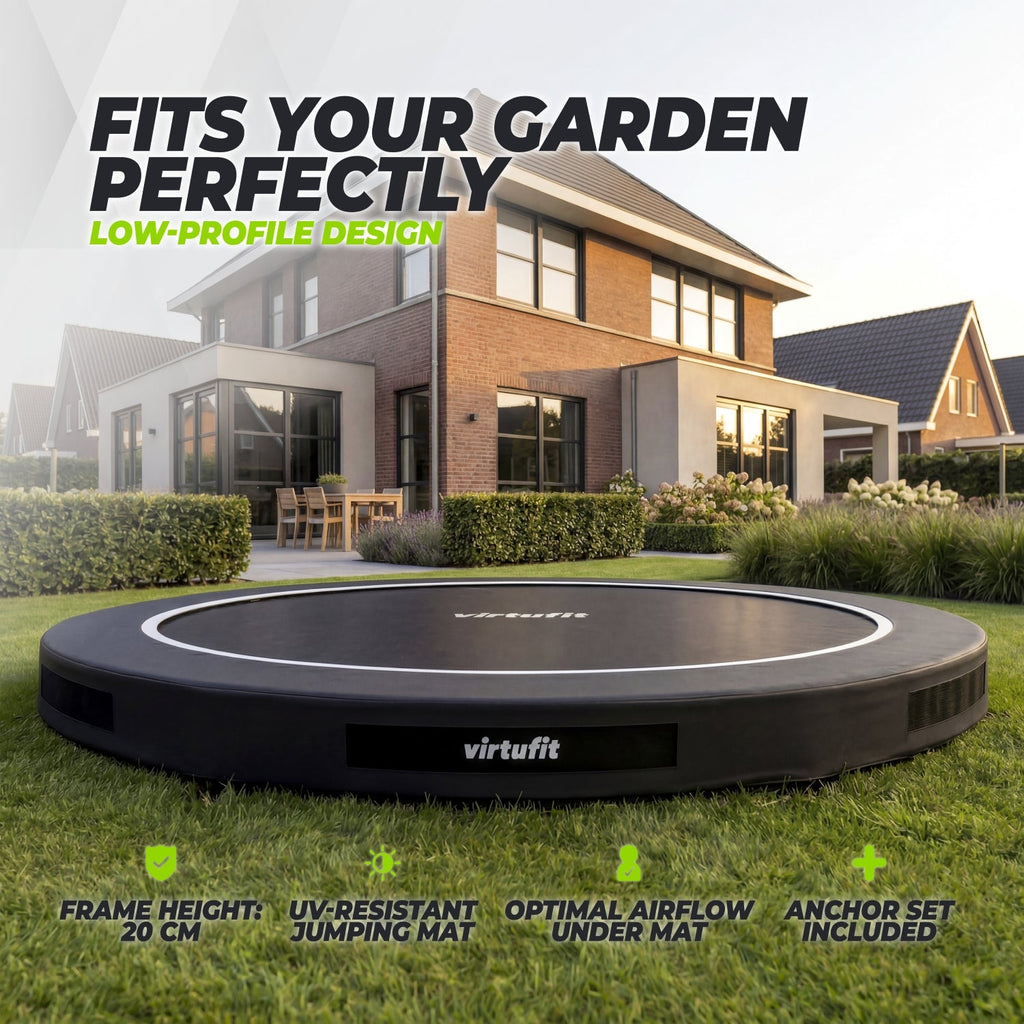 VirtuFit Inground Trampoline 366 cm - Zonder Veiligheidsnet
