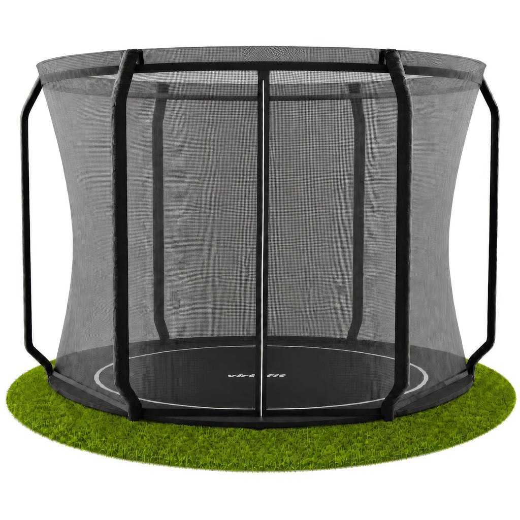 VirtuFit Flatground Trampoline 251 cm Inclusief Veiligheidsnet