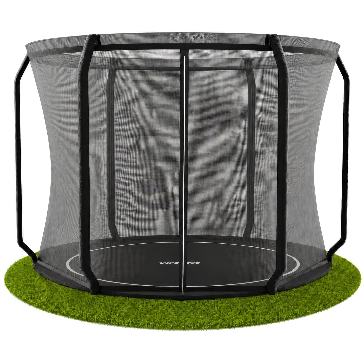 VirtuFit Flatground Trampoline 251 cm Inclusief Veiligheidsnet