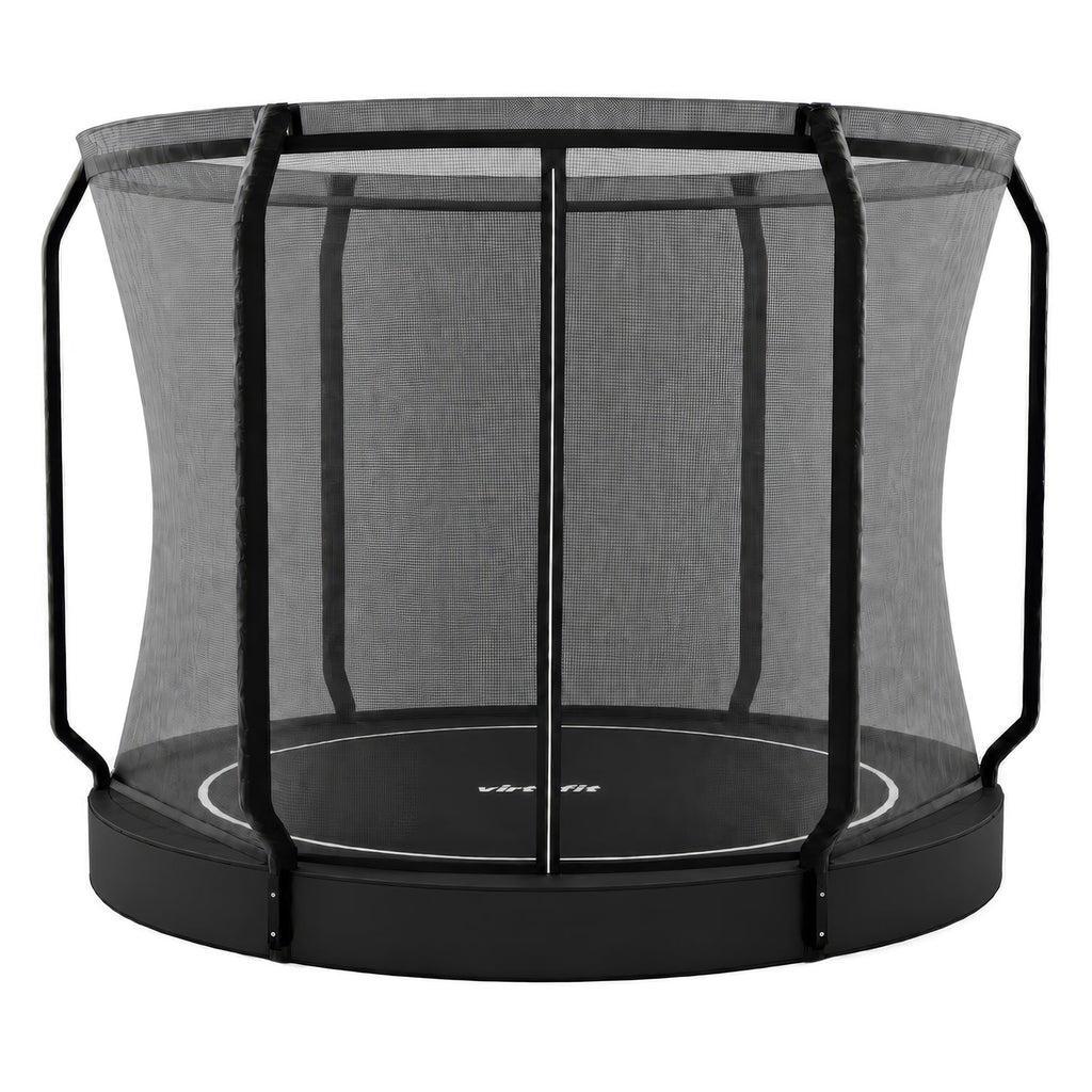VirtuFit Flatground Trampoline 251 cm Inclusief Veiligheidsnet