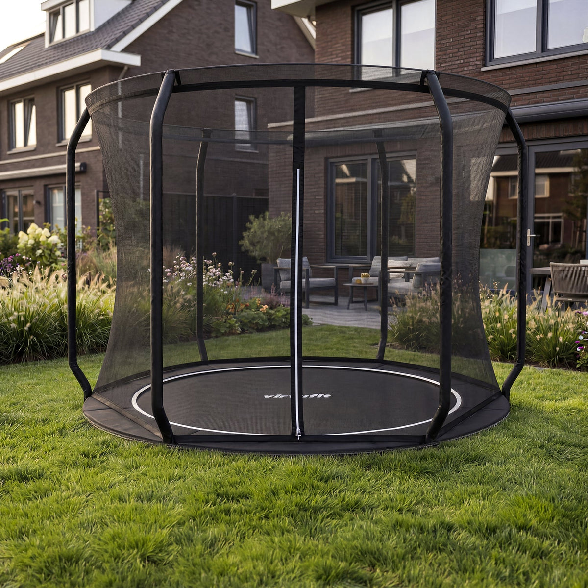 VirtuFit Veiligheidsnet Inground/GroundlevelTrampoline 251 cm - Tweedekans