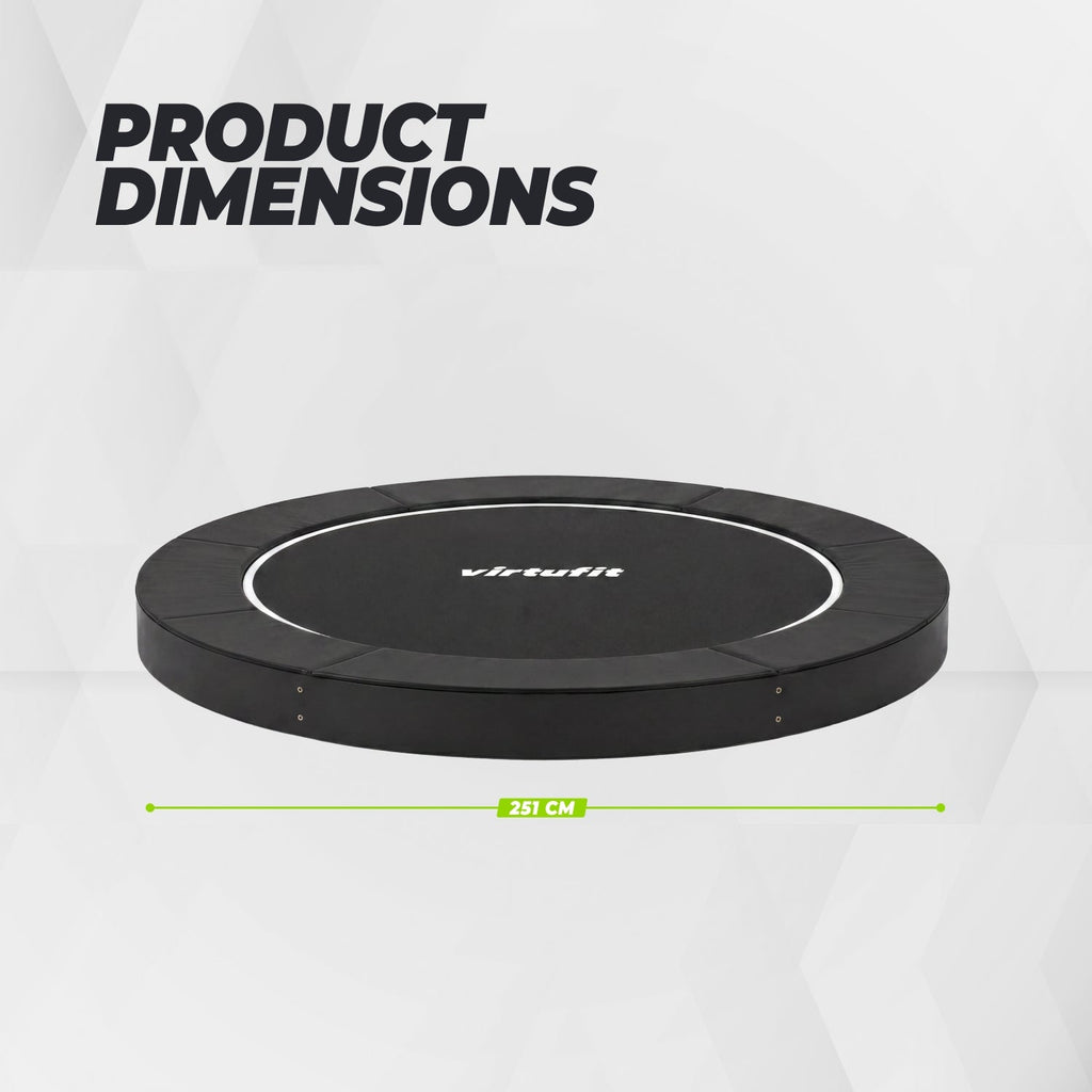 VirtuFit Flatground Trampoline 251 cm