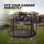 VirtuFit Flatground Trampoline 305 cm Inclusief Veiligheidsnet