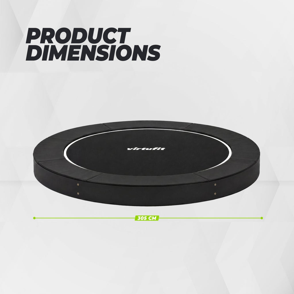 VirtuFit Flatground Trampoline 305 cm