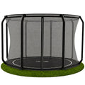 VirtuFit Groundlevel Trampoline 366 cm - inclusief veiligheidsnet - Tweedekans