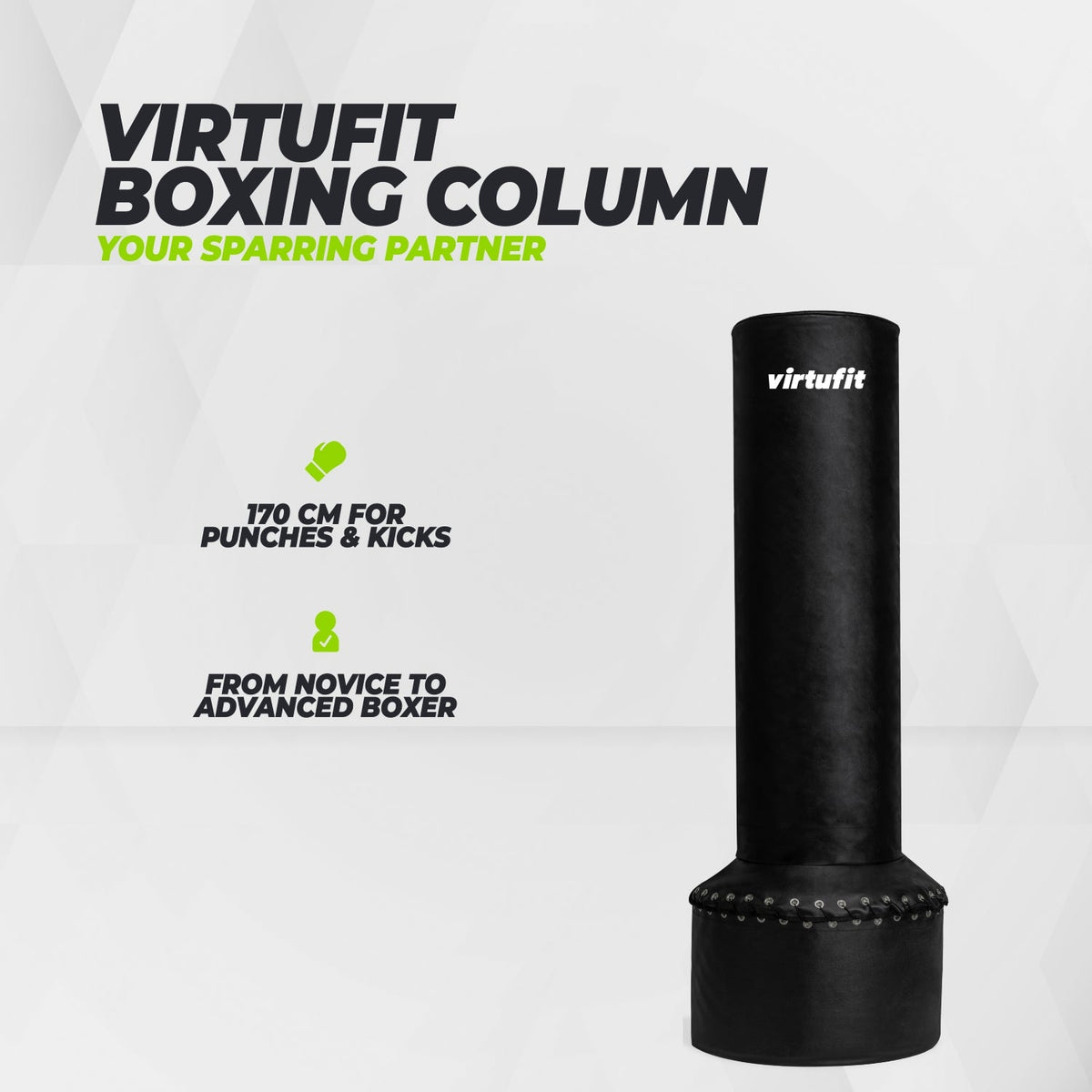 VirtuFit Staande Bokszak – Bokspaal – Bokszuil - 170 cm