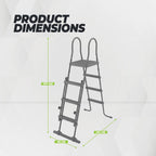 VirtuFit Zwembadtrap 122 cm - Universeel