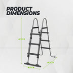 VirtuFit Zwembadtrap 100 cm - Universeel - Detail
