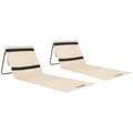 VirtuFit Strandmat - Beige - Set van 2