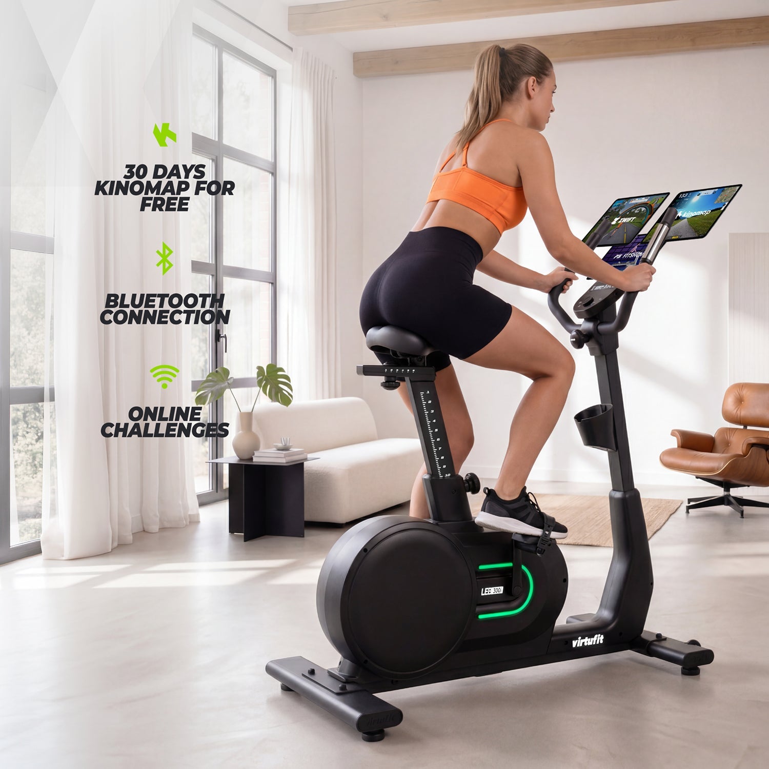 VirtuFit LEB300i Low Entry Bike - Ergometer Hometrainer - Tweedekans